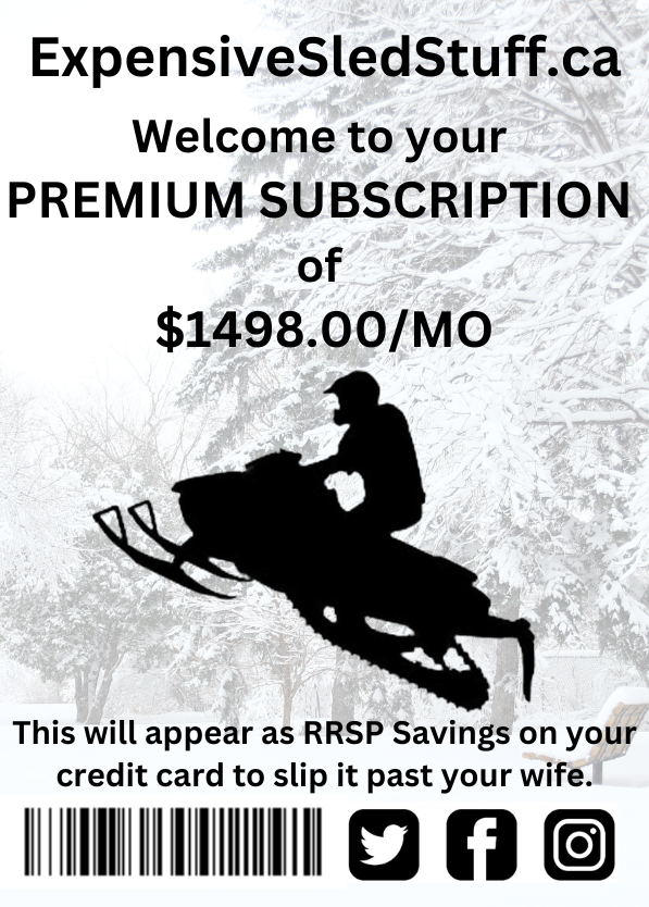 Expensive Sled Stuff Prank Mailer